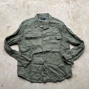Green Lucky Brand Button Up